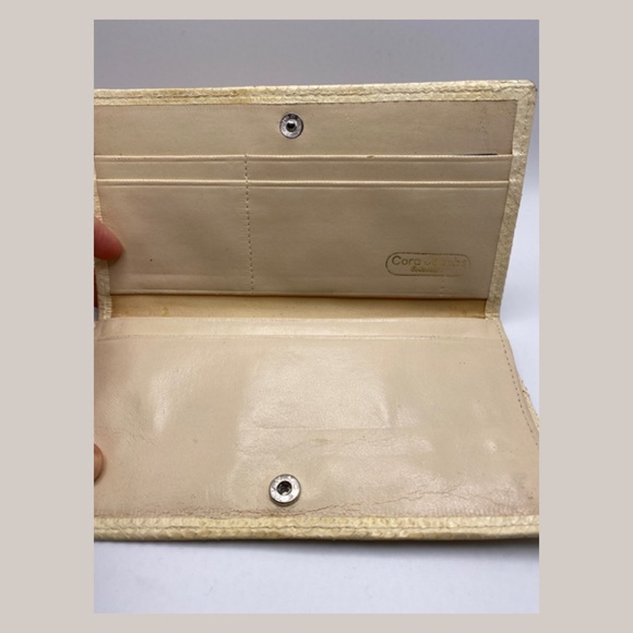 Cora Jacobs vintage wallet purse woven fabric - Picture 4 of 8